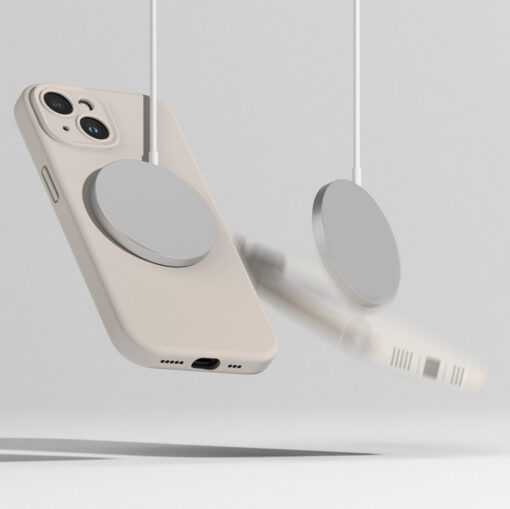iPhone 15 umbris Ringke Silicone Magnetic MagSafe silikoonist bee 6